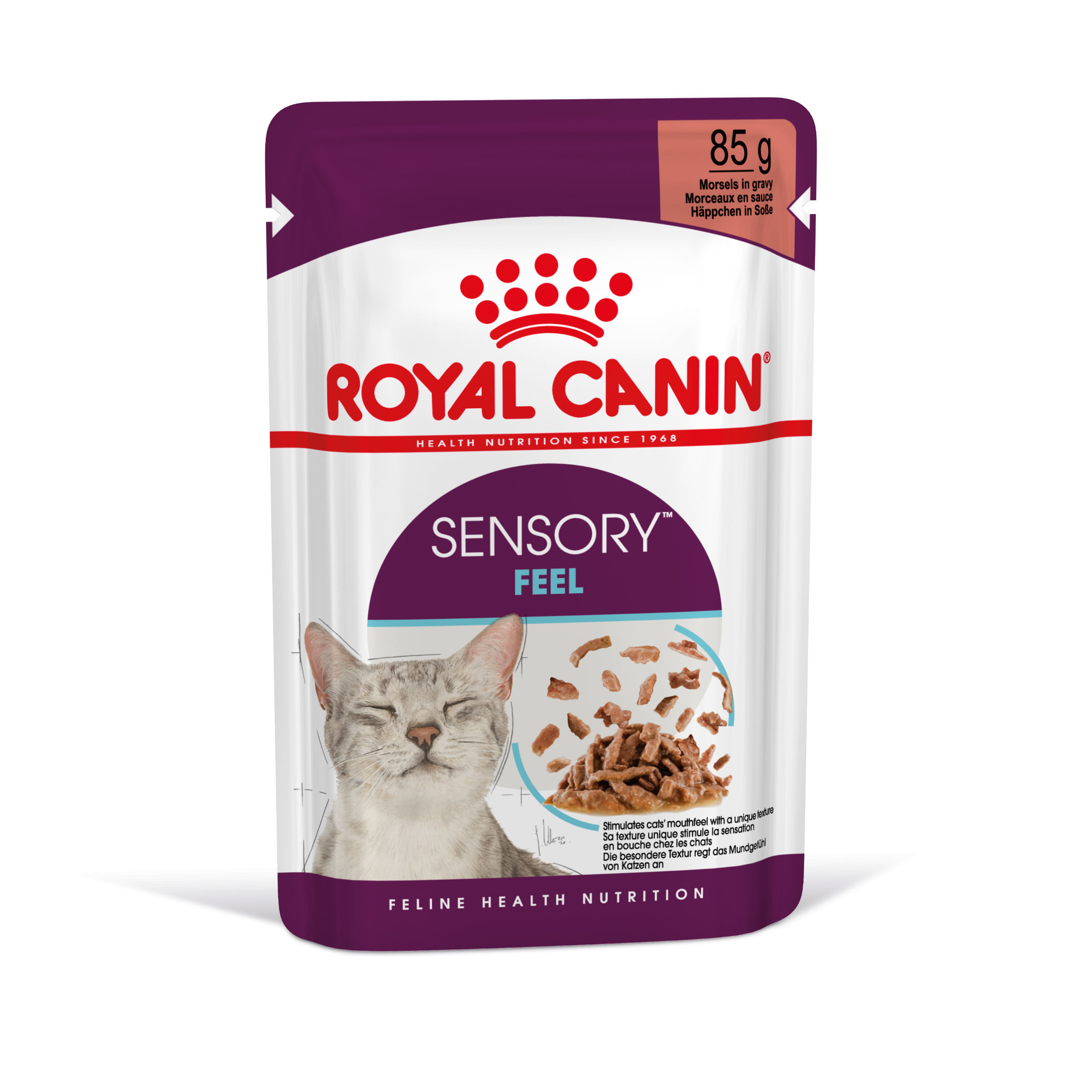 ROYAL CANIN Sensory Feel hrană umedă pisici stimularea simțului tactil (în sos), 85g - 2 | YEO