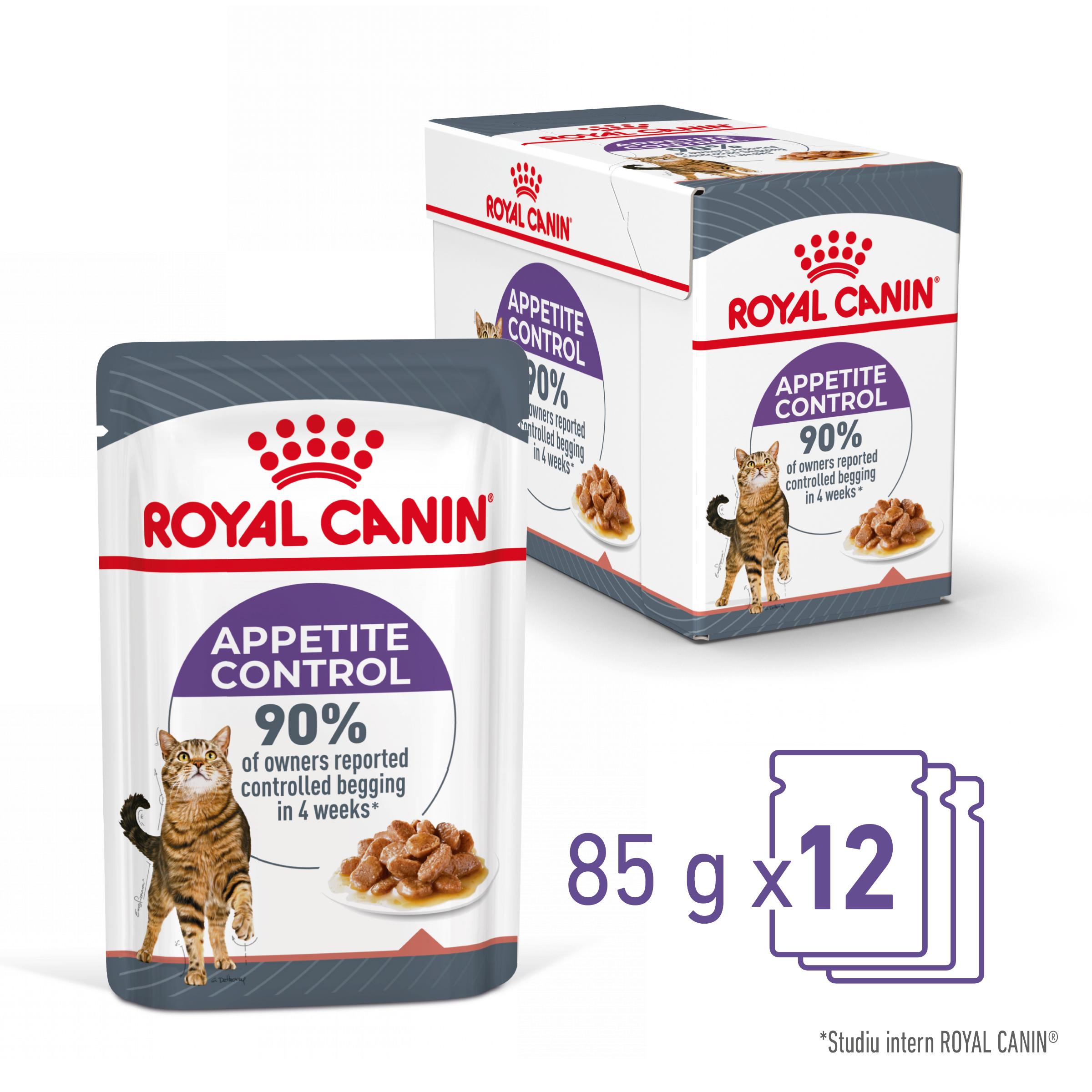 ROYAL CANIN Appetite Control Care Adult hrană umedă pisici reglarea apetitului (în sos), bax, 85g x 12buc