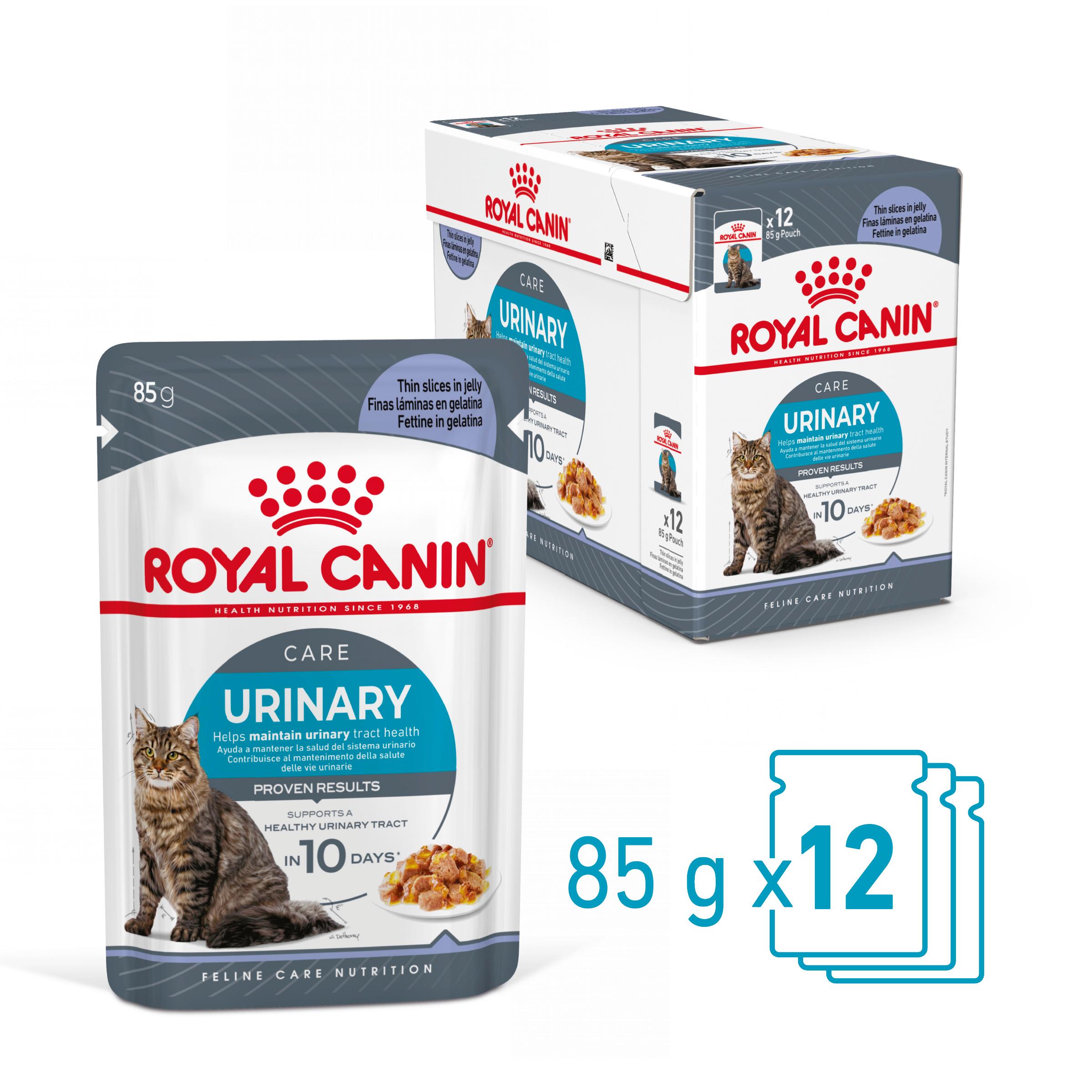 ROYAL CANIN Urinary Care Adult hrană umedă pisici sănătatea tractului urinar (în aspic), bax, 85g x 12buc - 2 | YEO