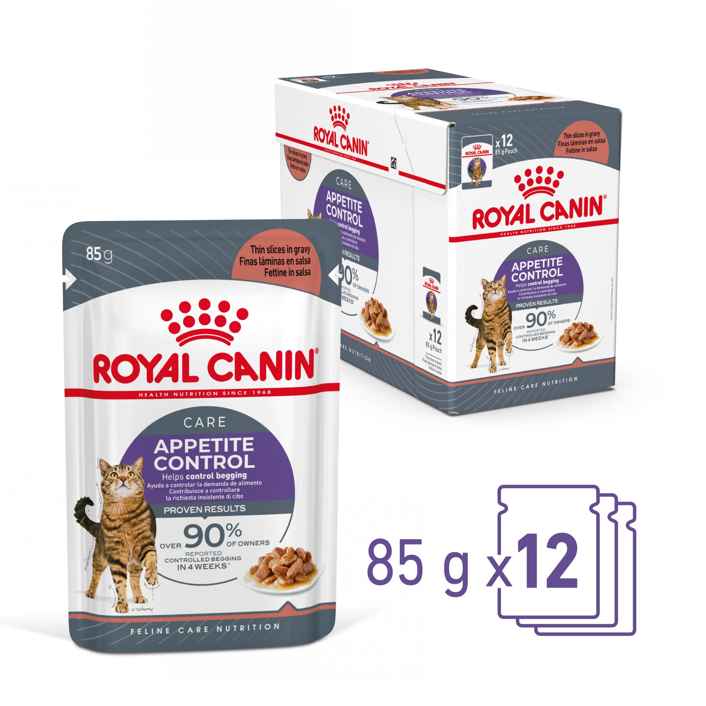 ROYAL CANIN Appetite Control Care Adult hrană umedă pisici reglarea apetitului (în sos), bax, 85g x 12buc - 2 | YEO