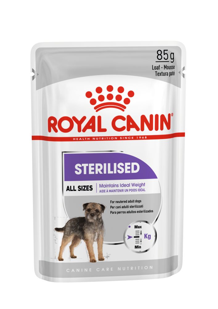 ROYAL CANIN Sterilised Adult, hrană umedă câini sterilizați, (pate), 85g - 2 | YEO