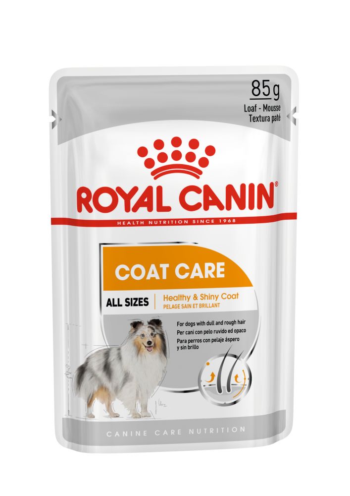 ROYAL CANIN Coat Care Adult, hrană umedă câini, blană sănătoasă și lucioasă, (pate), 85g - 2 | YEO