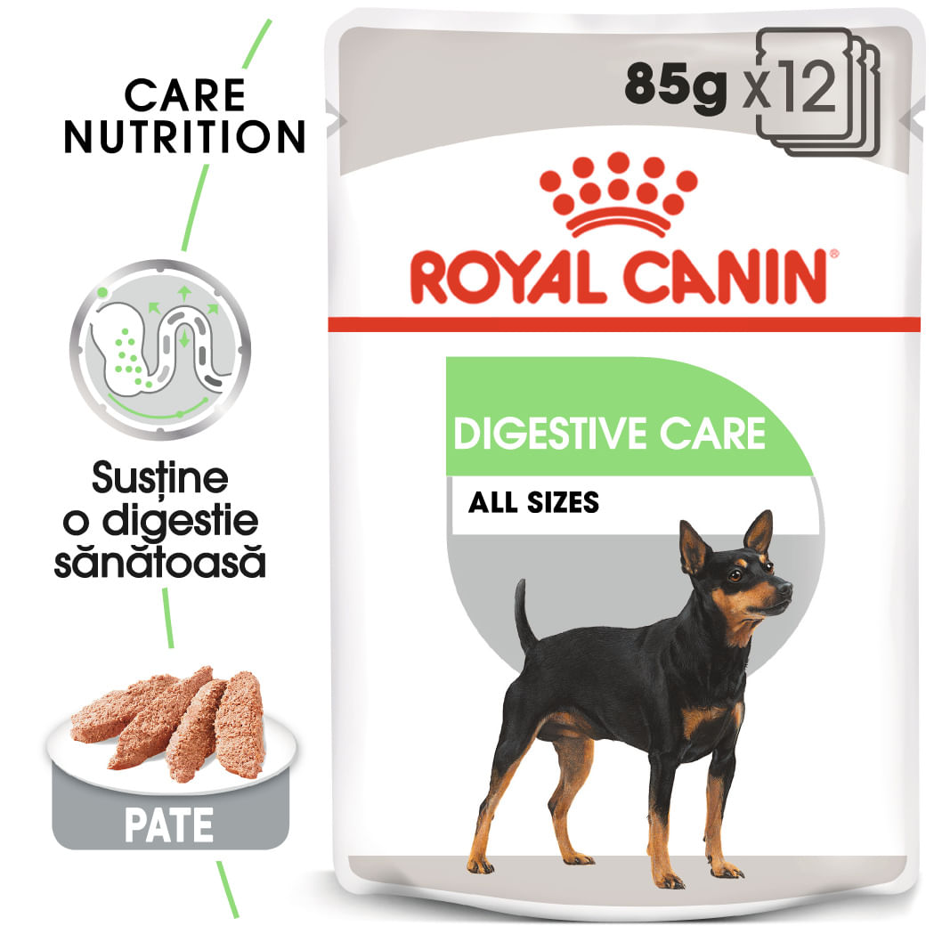 ROYAL CANIN Digestive Care Adult, hrană umedă câini, confort digestiv, (pate), bax, 85g x 12buc