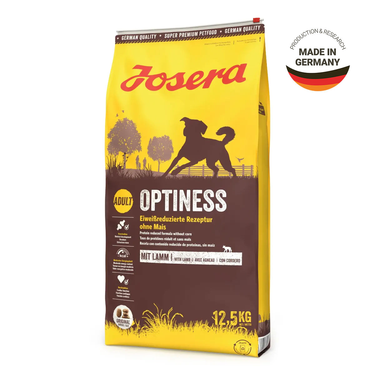 JOSERA Optiness, M-XL, Pasăre, hrană uscată câini, apetit capricios, 12.5kg - 2 | YEO