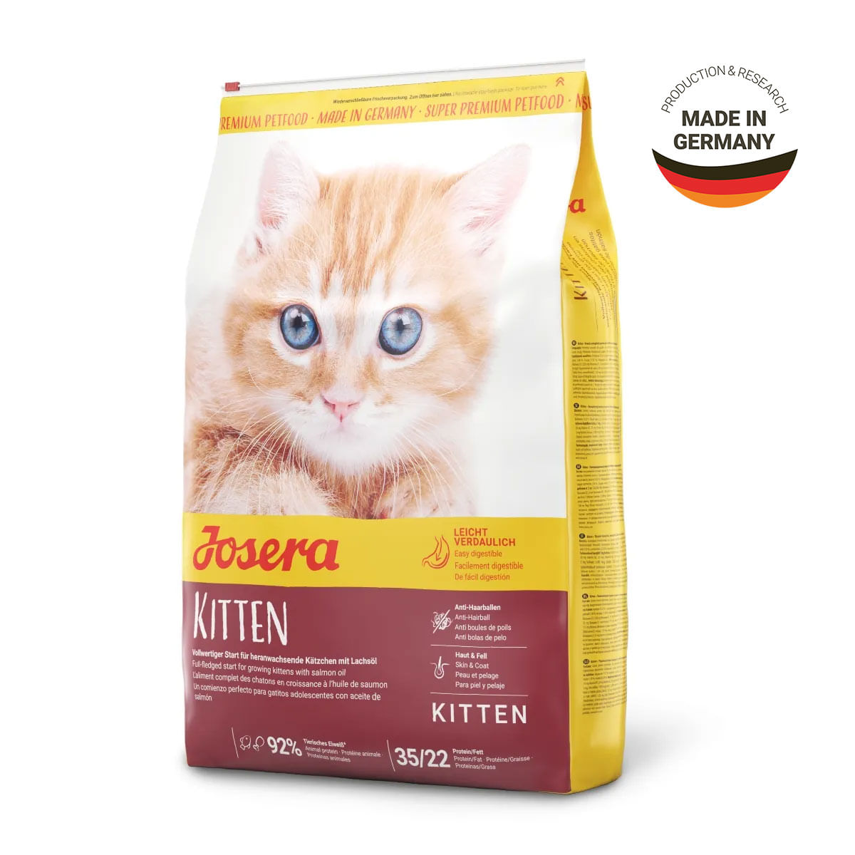 JOSERA Kitten, Somon, hrană uscata pisici junior, 10kg