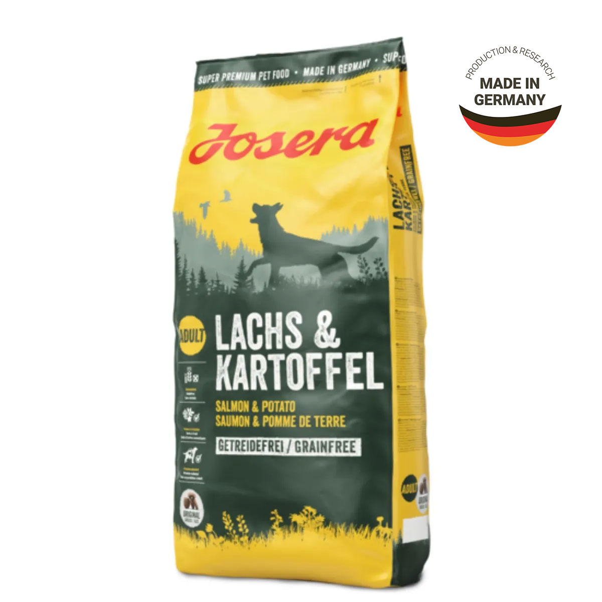 JOSERA Somon & Cartofi, XS-XL, Somon, hrană uscată fără cereale câini senior, 15kg - 2 | YEO