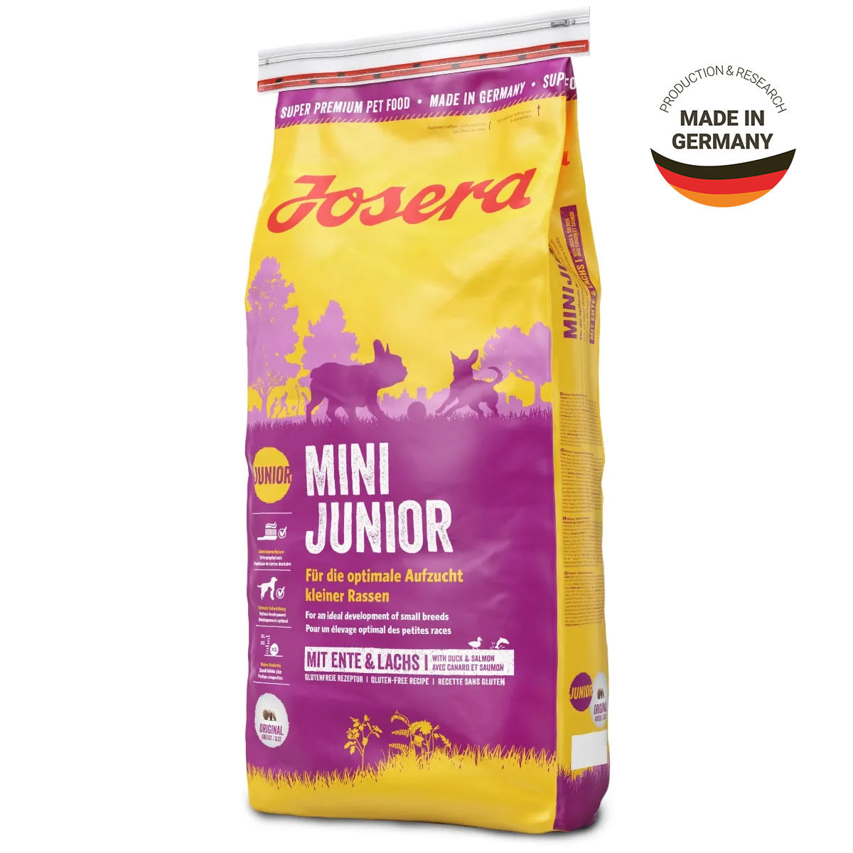 JOSERA Mini Junior, XS-S, Rață și Somon, hrană uscată câini junior, 15kg - 2 | YEO