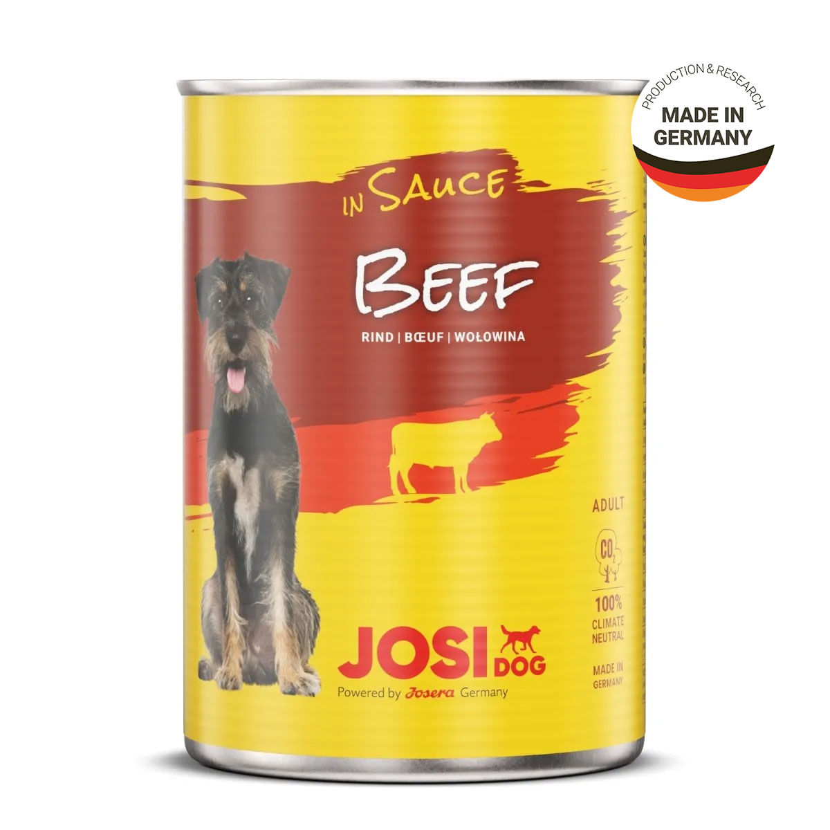 JOSIDOG, Vită, conservă hrană umedă câini, (în sos), 415g x 12