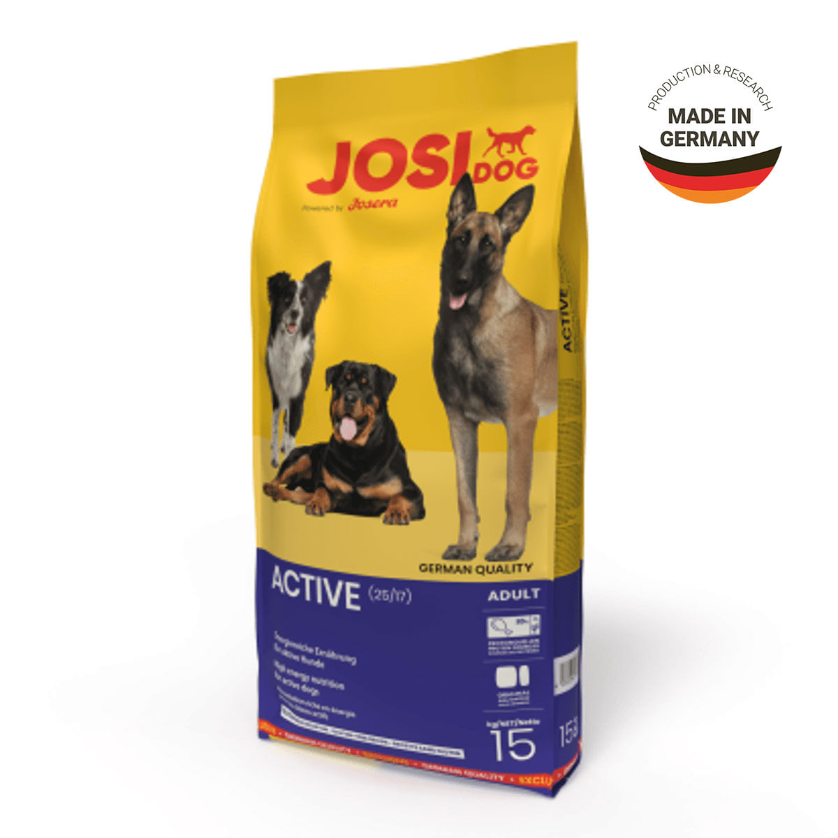 JOSIDOG Active, XS-XL, Pasăre, hrană uscată câini, activitate intensă, 15kg - 2 | YEO