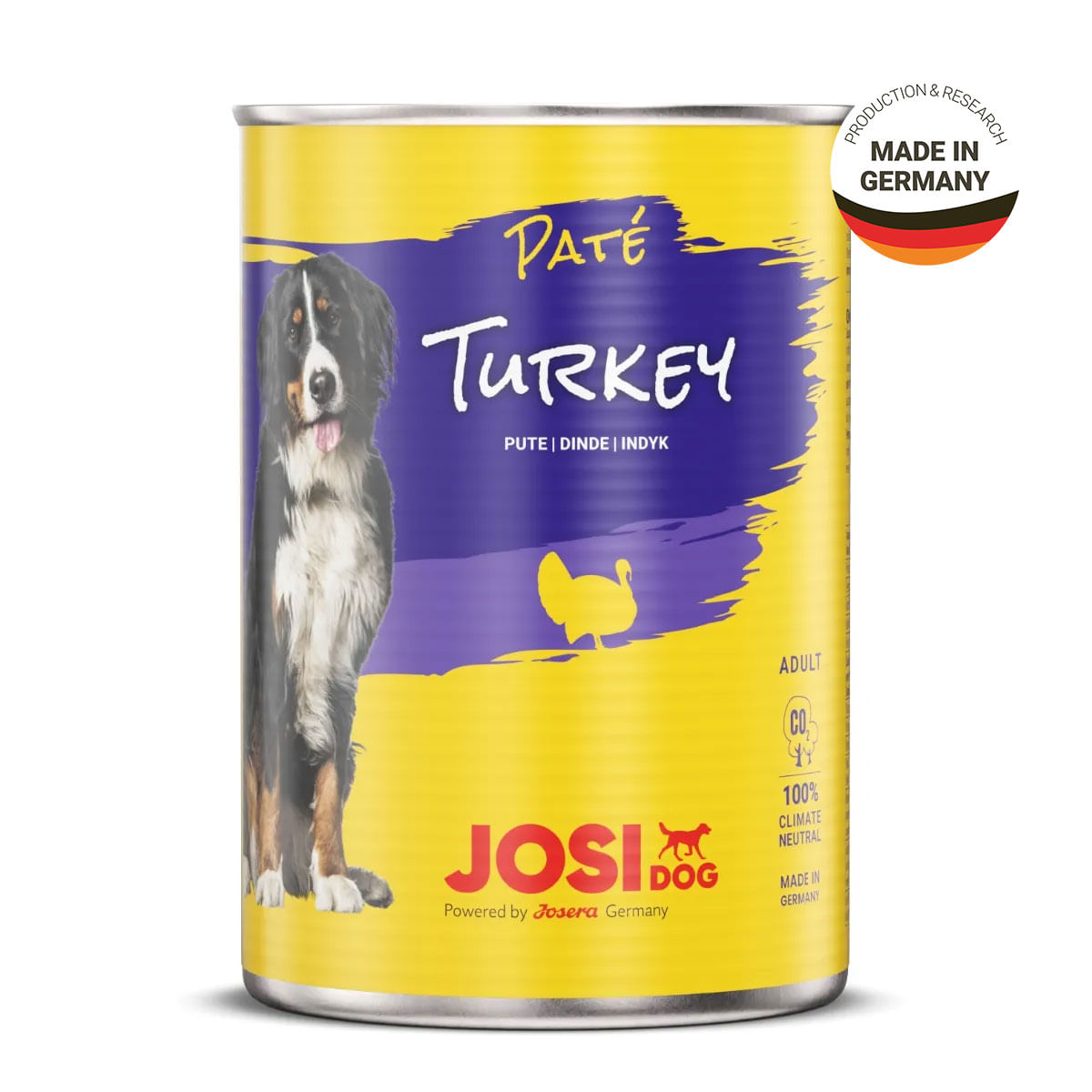 JOSIDOG, Curcan, conservă hrană umedă câini, (pate), 400g x 12 - 2 | YEO