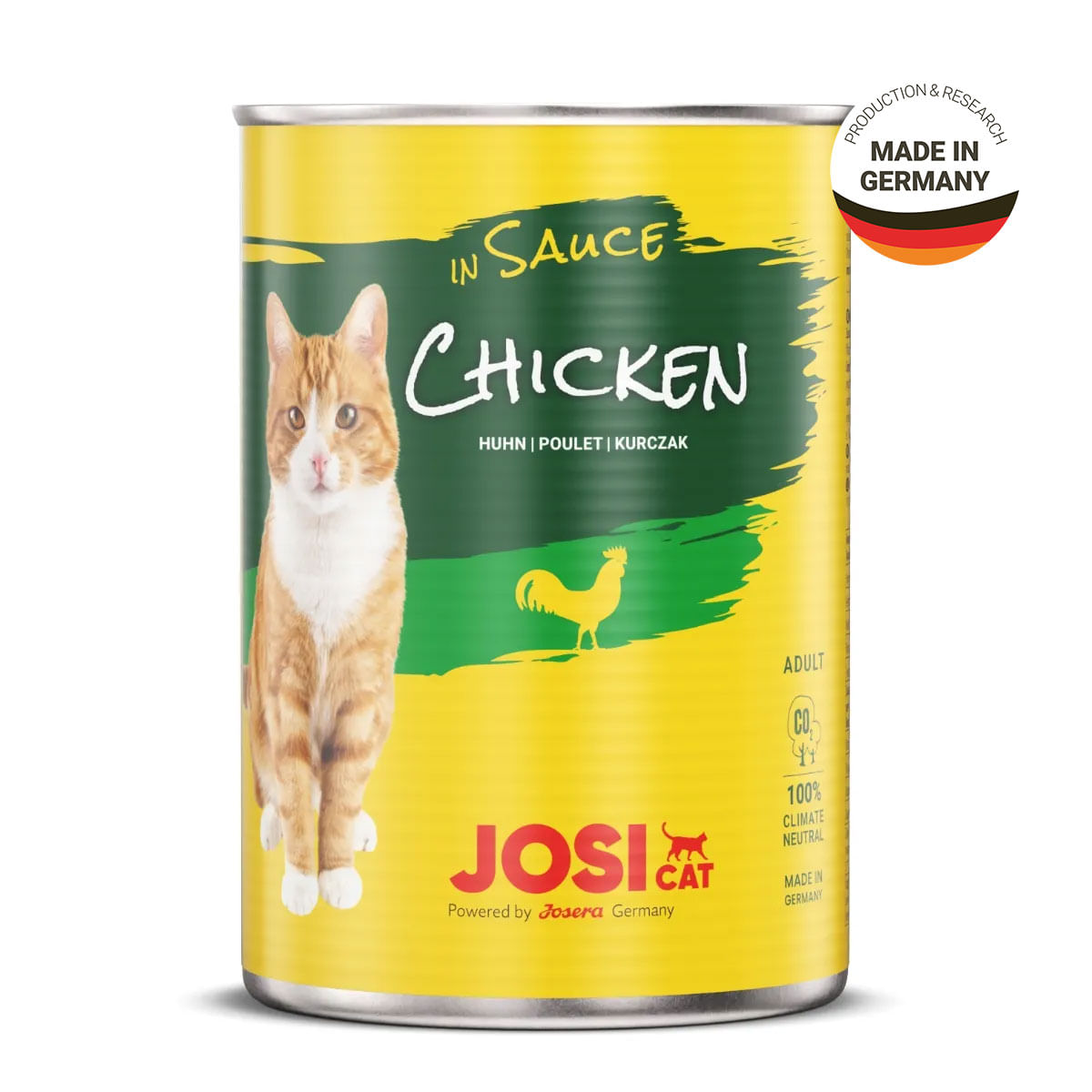 JOSICAT, Pui, bax conservă hrană umedă pisici, (în sos), 415g x 12