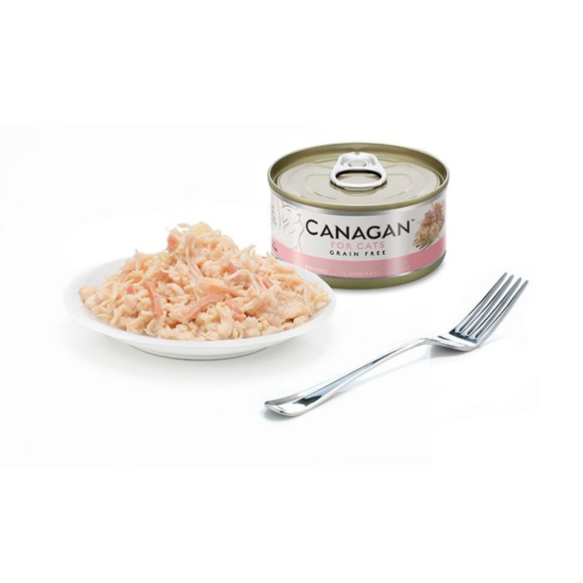 CANAGAN, Pui și Șuncă, conservă hrană umedă fără cereale pisici junior & adult, (în suc propriu), 75g - 3 | YEO