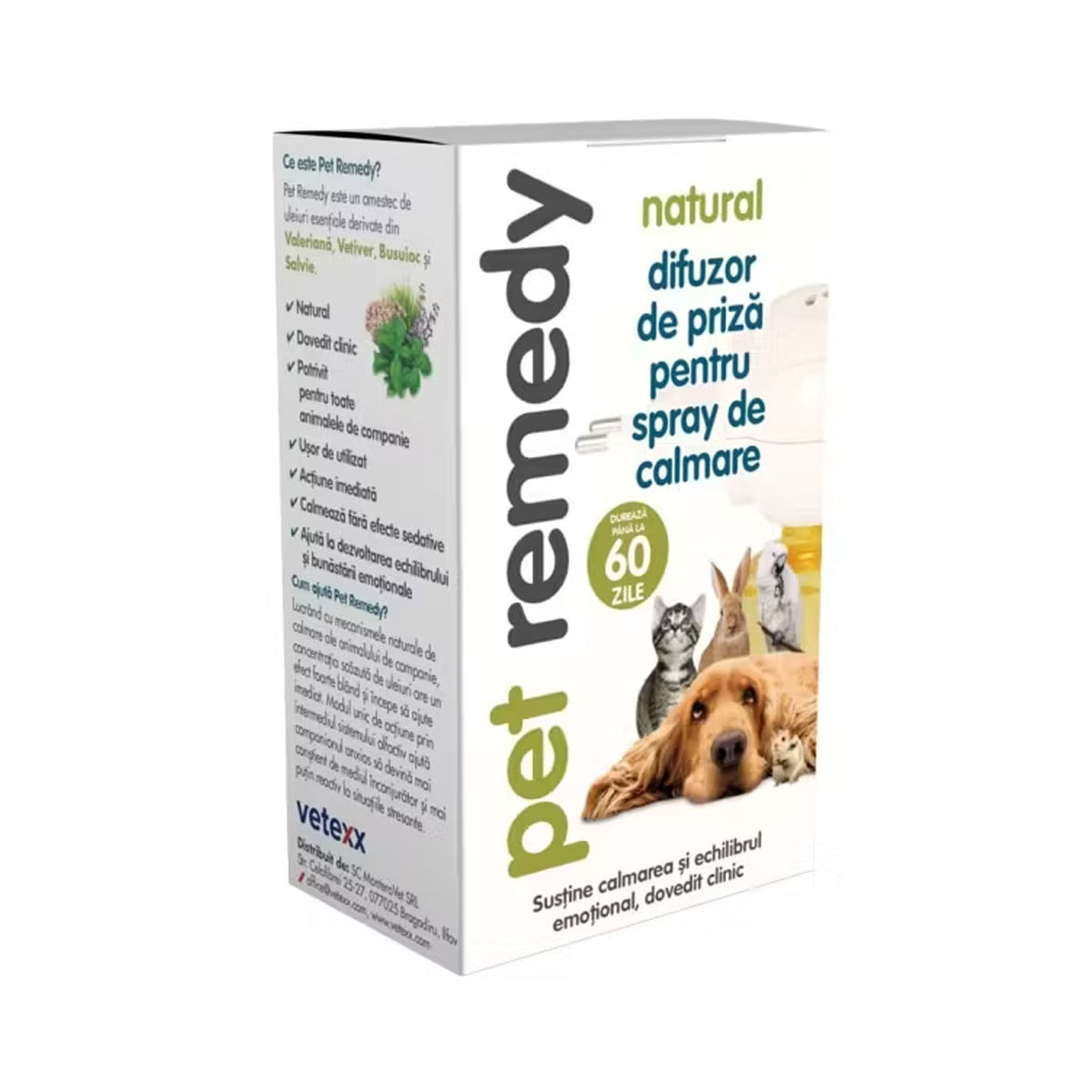 PET REMEDY Plug Diffuser + 40 ml