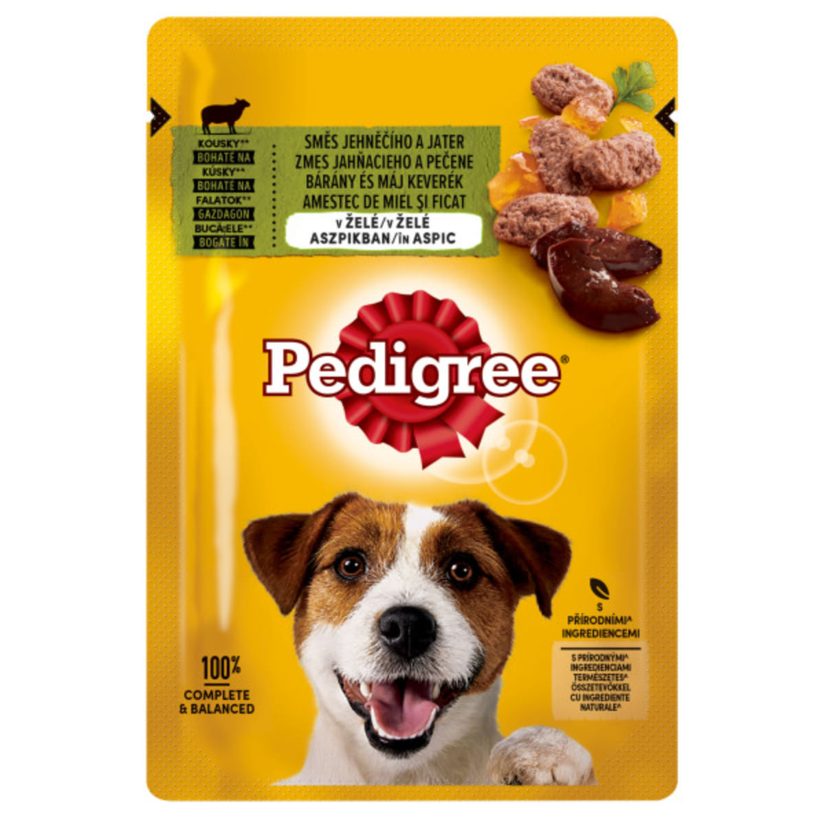 PEDIGREE, XS-XL, Miel, plic hrană umedă câini, (în aspic), 100g