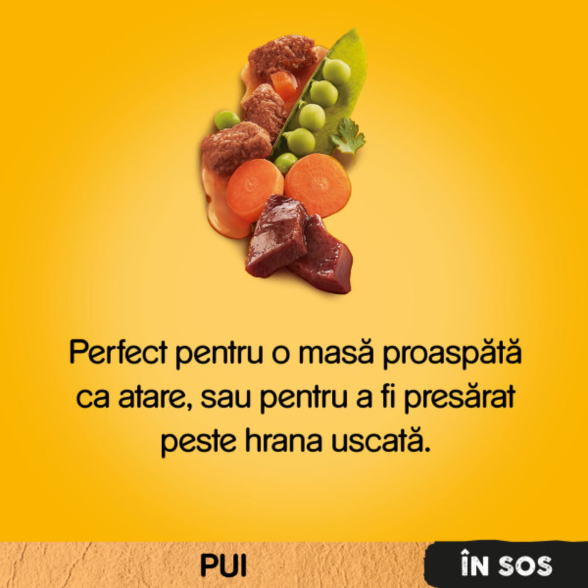 PEDIGREE, XS-XL, Pui și Legume, plic hrană umedă câini, (în sos), 100g - 2 | YEO