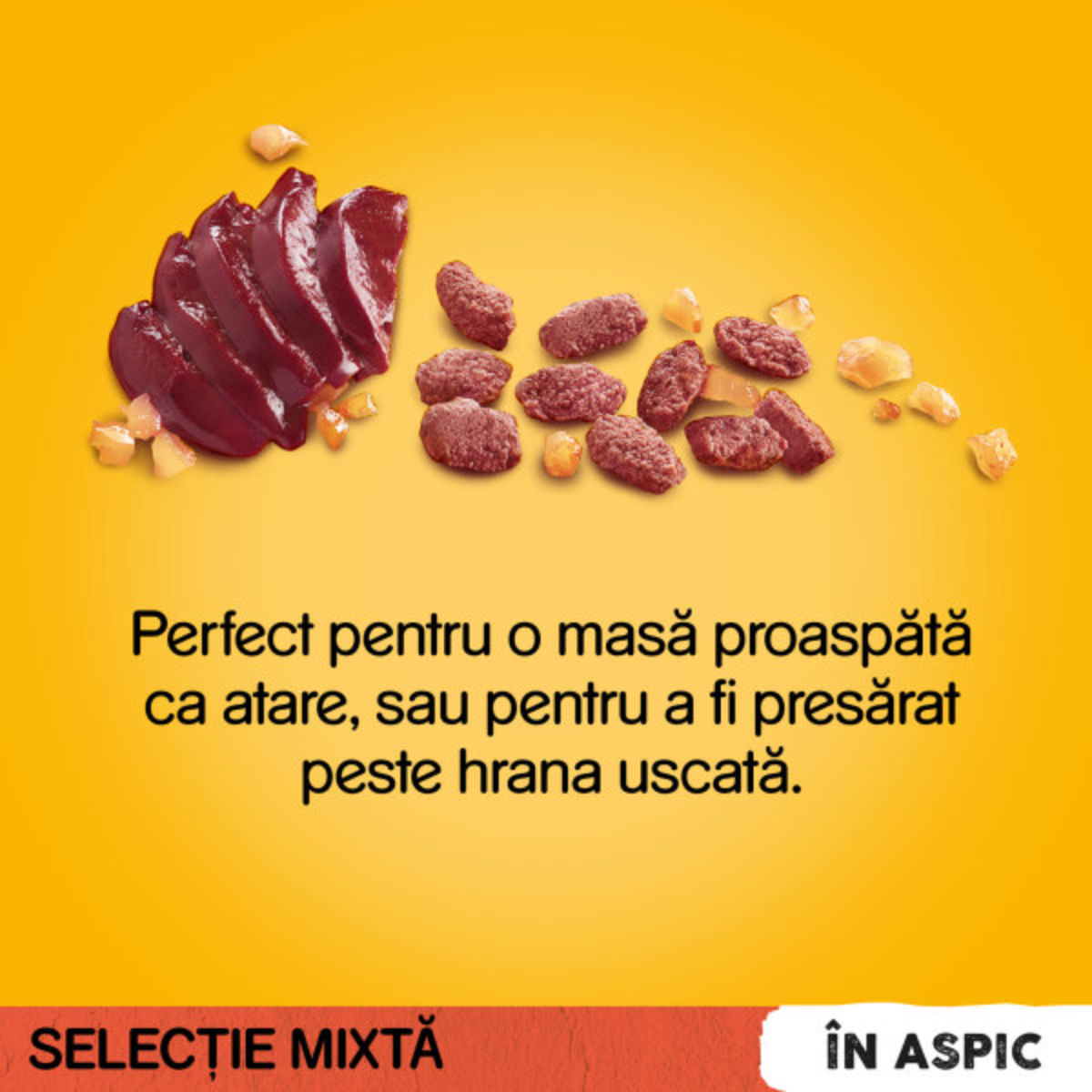 PEDIGREE Selectie Mixtă, XS-XL, Vită și Pasăre, plic hrană umedă câini, (în aspic), multipack, 100g x 4buc - 2 | YEO