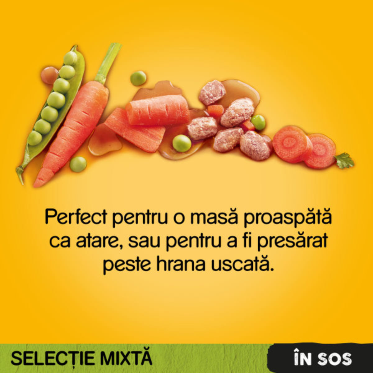 PEDIGREE, XS-XL, Vită și Pasăre, plic hrană umedă câini, (în sos), multipack, 100g x 4buc - 3 | YEO