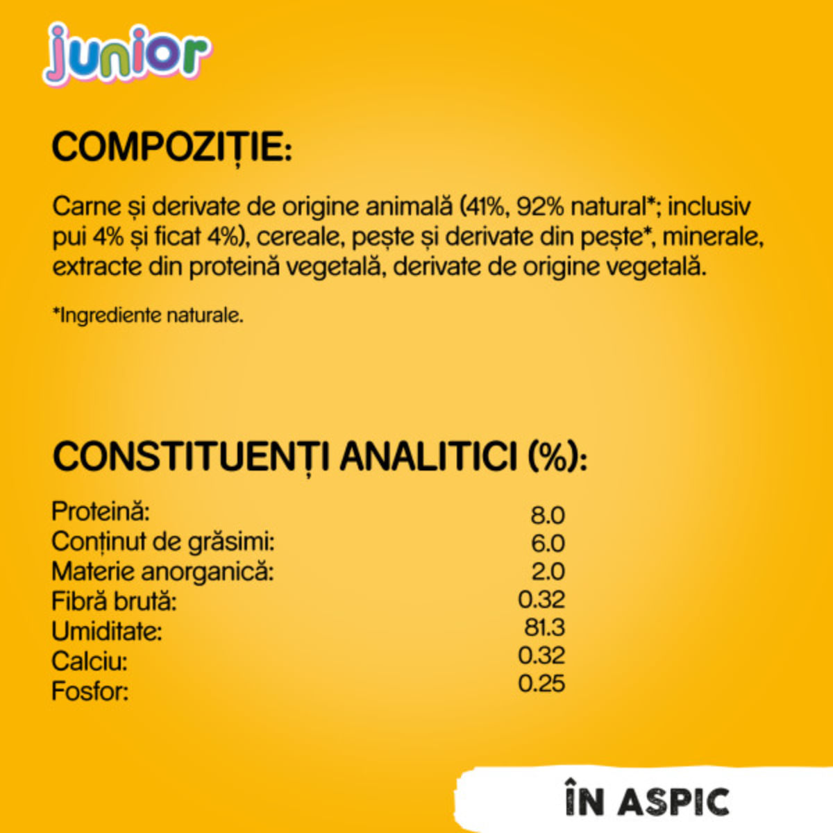 PEDIGREE Junior, XS-XL, Pui, conservă hrană umedă câini junior, (în aspic), bax, 400g x 24buc