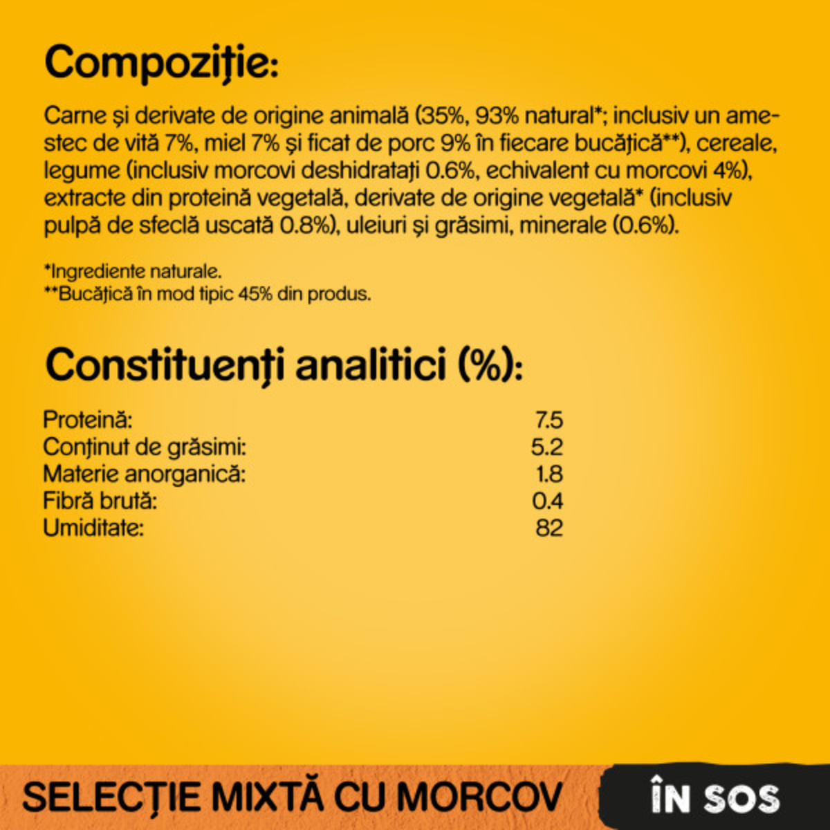 PEDIGREE Selectie Mixtă, XS-XL, Vită și Curcan, plic hrană umedă câini, (în sos), bax, 400g x 13buc