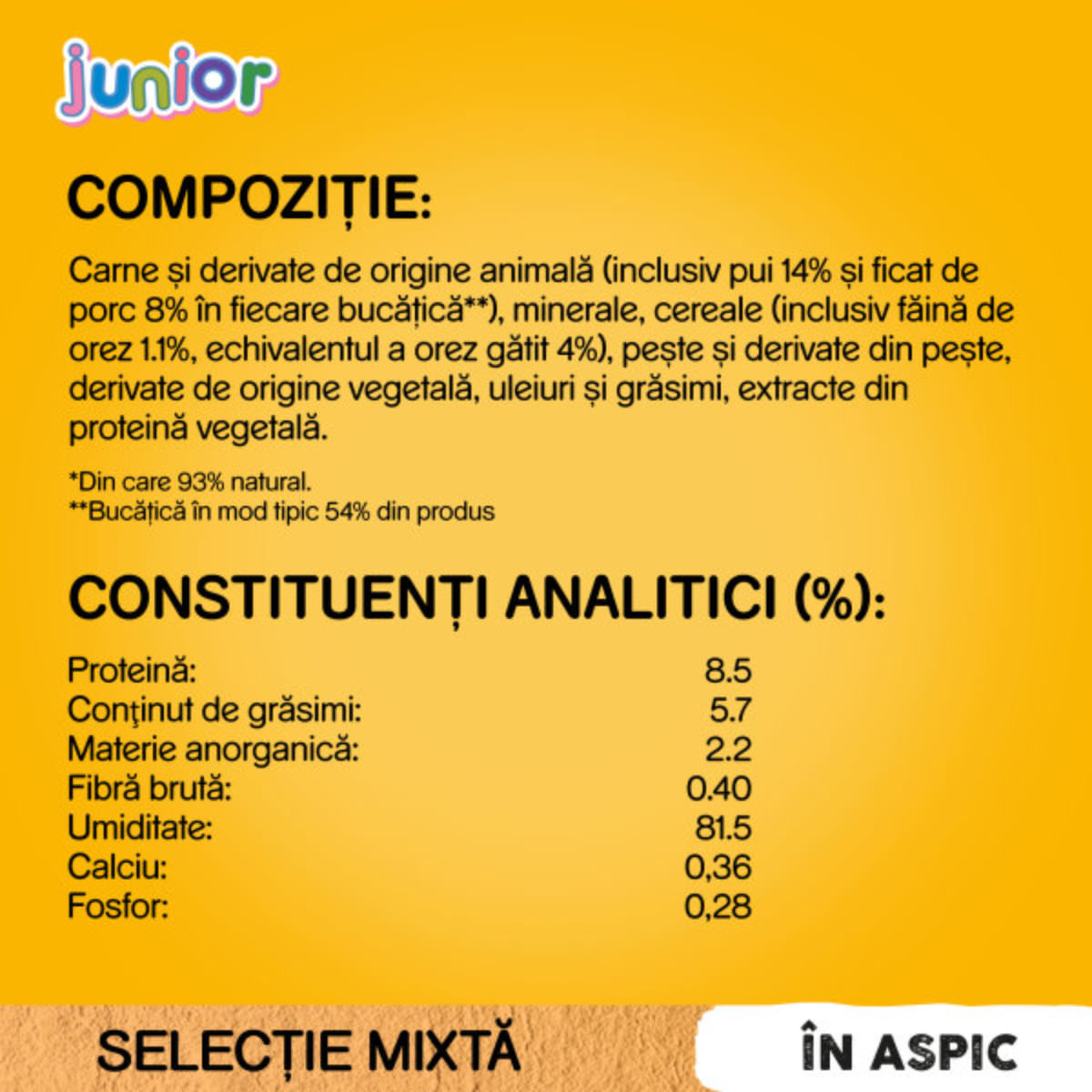 PEDIGREE Junior Selectie Mixta, XS-XL, Carne și Orez, plic hrană umedă câini junior, (în aspic), bax, 400g x 13buc
