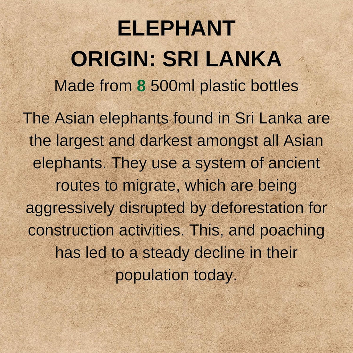 Elefant Sri Lanka WWF, Jucarie pentru caini, din materiale reciclate, 22 x 5 x 17cm Elefant Sri Lanka WWF, Jucarie pentru caini, din materiale reciclate, 22 x 5 x 17cm Elefant Sri Lanka WWF, Jucarie pentru caini, din materiale reciclate, 22 x 5 x 17cm Elefant Sri Lanka WWF, Jucarie pentru caini, din materiale reciclate, 22 x 5 x 17cm