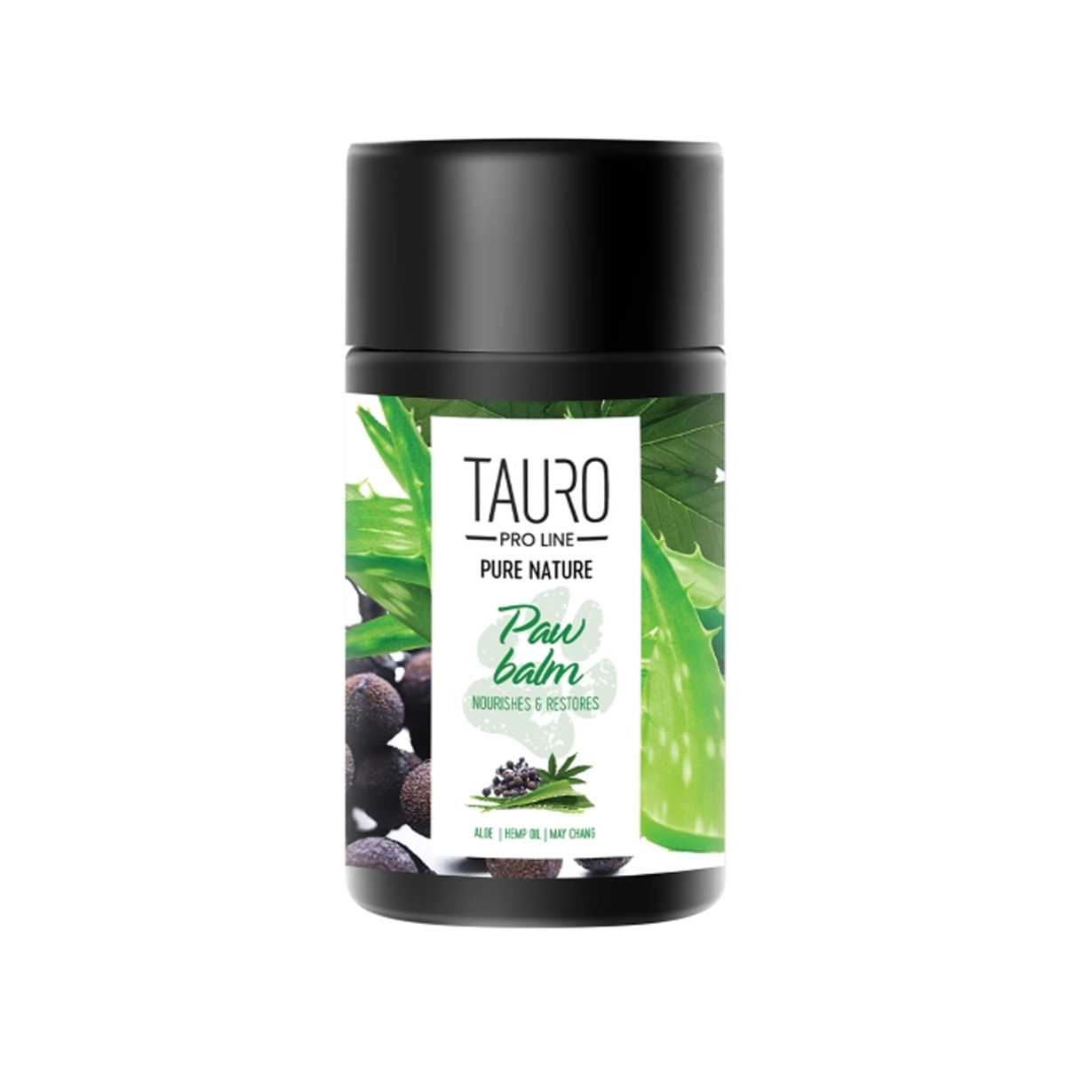 TAURO PRO LINE Pure Nature Paw Balm Nourishes & Restores, Balsam pentru Lăbuțe, Câini și Pisici ,75ml