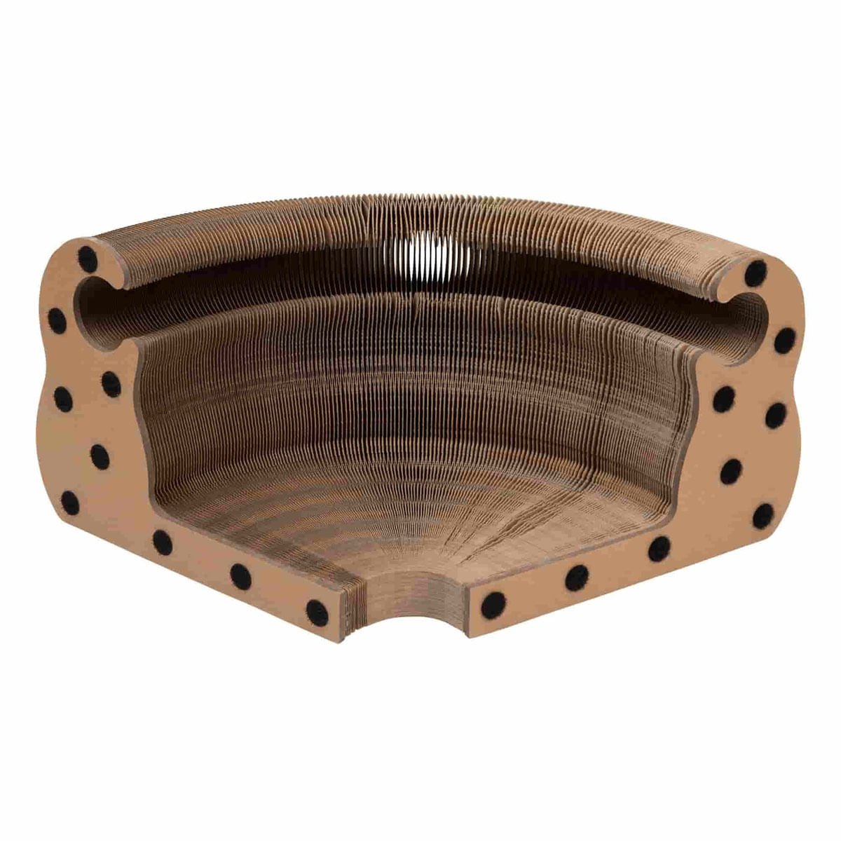 DISTRICT 70 Maze, 3-in-1, Jucarie Pat din Carton pentru Pisici 50 x 50 x 18cm