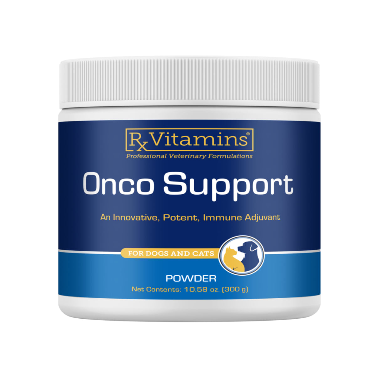 RX VITAMINS Onco Support, supliment afecțiuni oncologice câini, pudră RX VITAMINS Onco Support, supliment afecțiuni oncologice câini și pisici, flacon, 300g pudră