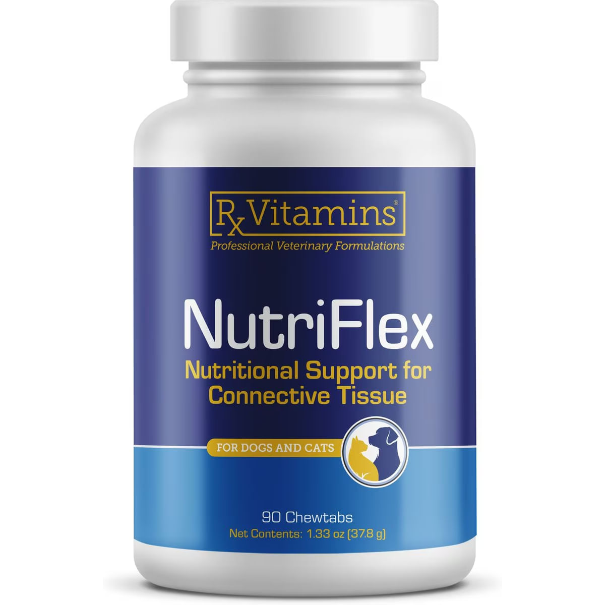 RX VITAMINS NutriFlex, supliment sistem articular câini, comprimate masticabile RX VITAMINS NutriFlex, supliment sistem articular câini și pisici, flacon, 90 comprimate masticabile