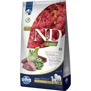 NandD-Quinoa-Digestion-Medium-and-Maxi-M-XL-Miel-hrana-uscata-fara-cereale-caini-sistem-digestiv-7kg-1