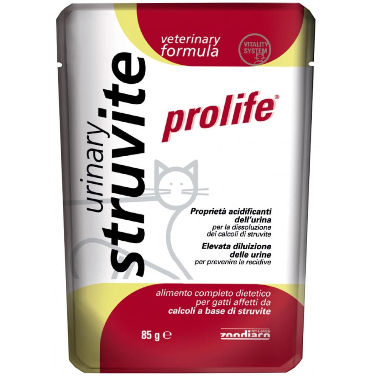 PROLIFE Urinary Struvite, Pui, dietă veterinară, plic hrană umedă pisici, sistem urinar, (în aspic), bax, 85g x 12buc