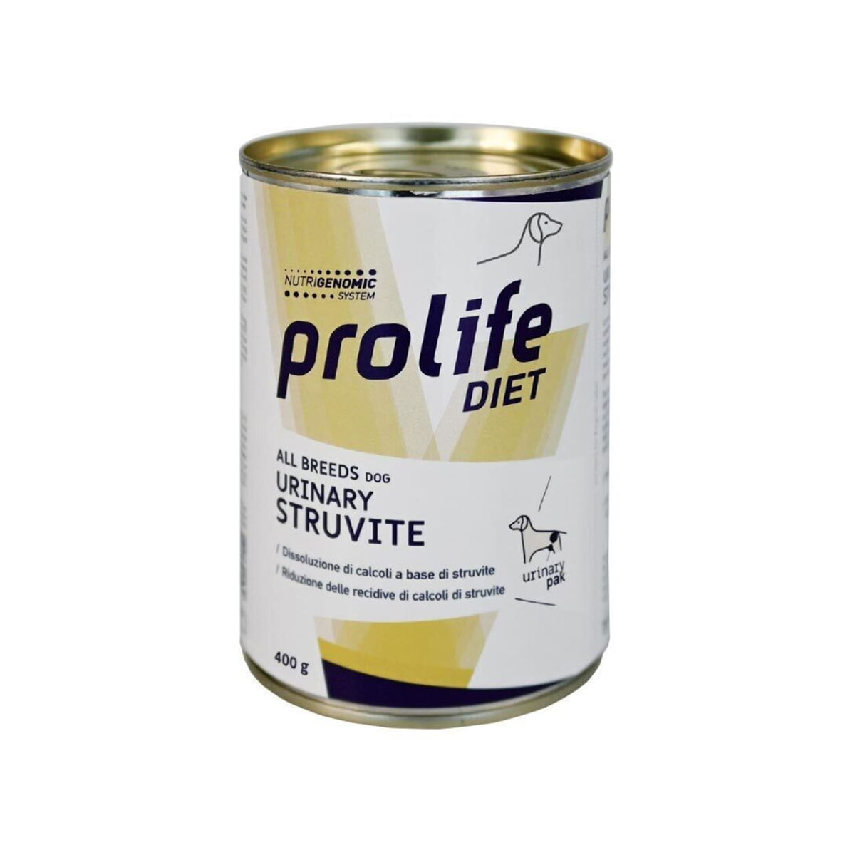 PROLIFE Diet Urinary Struvite, XS-XL, Pui și Curcan, dietă veterinară, conservă hrană umedă câini, sistem urinar, (în aspic), bax, 400g x 6buc