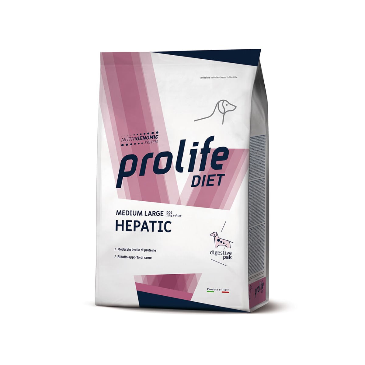 PROLIFE Hepatic, M-XL, Pui, dietă veterinară, hrană uscată câini, sistem hepatic, 2kg