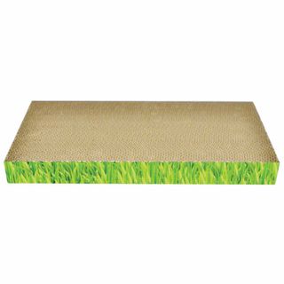 AGILITY Placa 1, scratcher pisici, carton, verde, 48.26x22.86x5.08cm