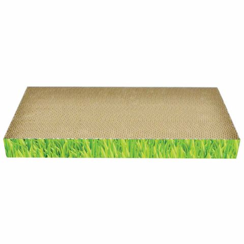 AGILITY Placa 1, scratcher pisici, carton, verde, 48.26x22.86x5.08cm