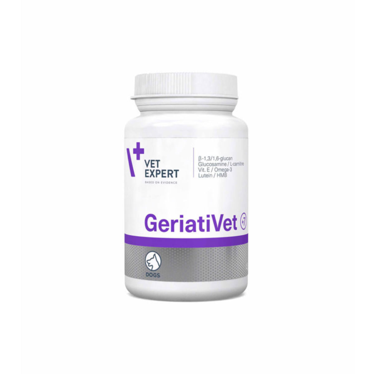 VET EXPERT GeriatiVet +7, multivitamine câini senior, comprimate VET EXPERT GeriatiVet +7, XS-M, multivitamine câini senior, flacon, 45 comprimate