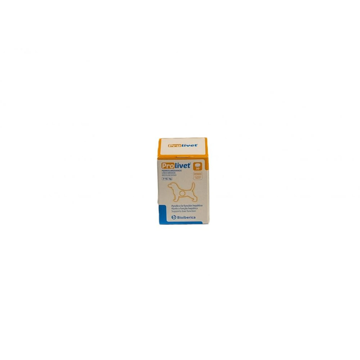 BIOIBERICA Prolivet Medium Dogs, supliment sistem hepatic câini, comprimate BIOIBERICA Prolivet Medium Dogs, M, supliment sistem hepatic câini, flacon, 30 comprimate