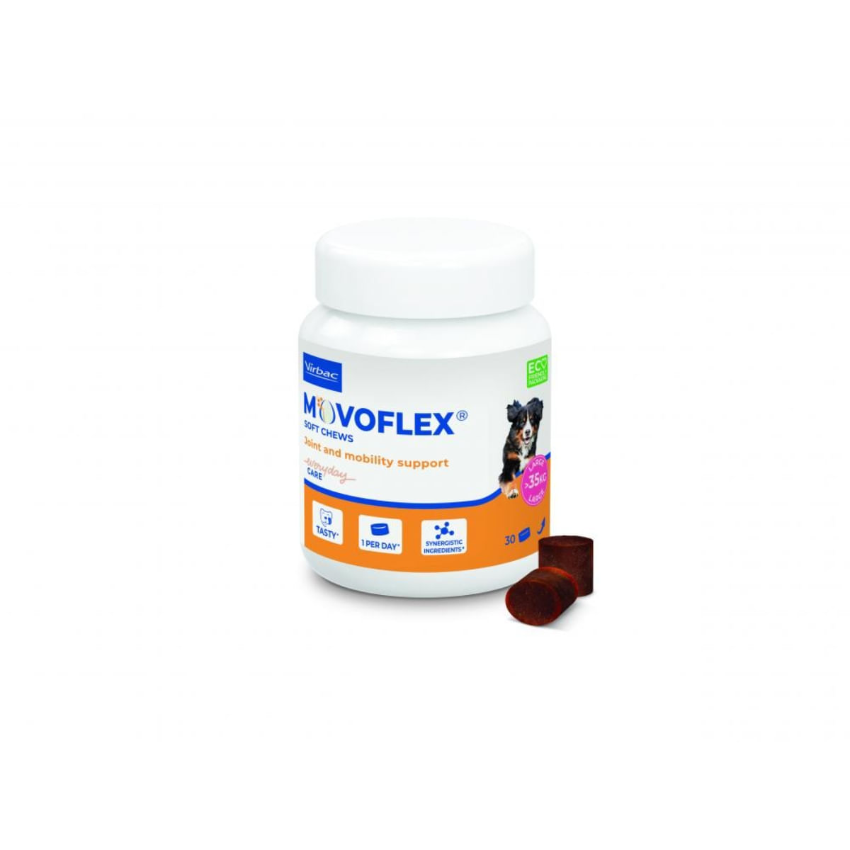 VIRBAC Movoflex Soft Chews (peste 35kg), supliment sistem articular caini, comprimate masticabile VIRBAC Movoflex Soft Chews (peste 35kg), L-XL, supliment sistem articular caini, flacon, 30 comprimate masticabile VIRBAC Movoflex Soft Chews (peste 35kg), supliment sistem articular caini, comprimate masticabile VIRBAC Movoflex Soft Chews (peste 35kg), L-XL, supliment sistem articular caini, flacon, 30 comprimate masticabile