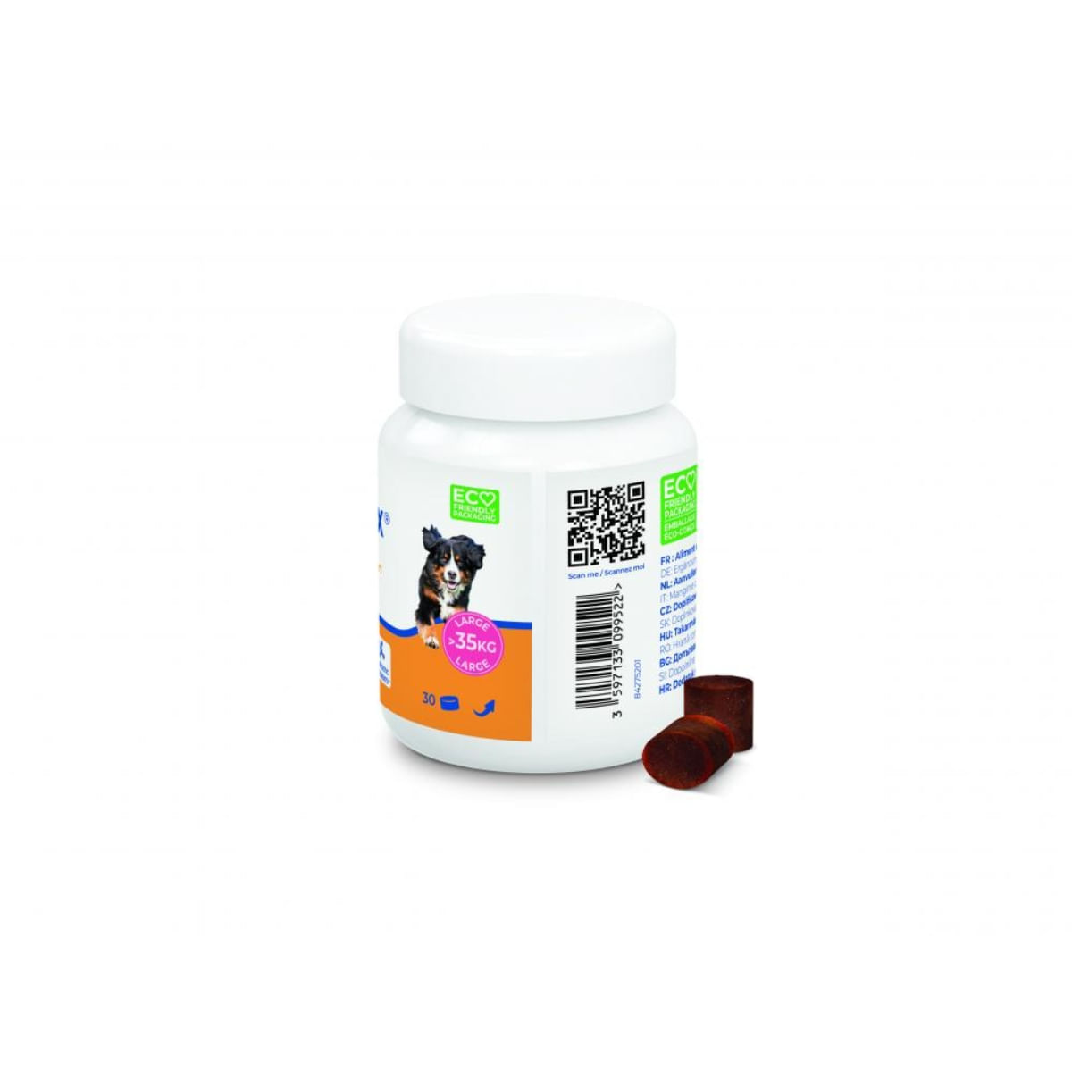 VIRBAC Movoflex Soft Chews (peste 35kg), supliment sistem articular caini, comprimate masticabile VIRBAC Movoflex Soft Chews (peste 35kg), L-XL, supliment sistem articular caini, flacon, 30 comprimate masticabile VIRBAC Movoflex Soft Chews (peste 35kg), supliment sistem articular caini, comprimate masticabile VIRBAC Movoflex Soft Chews (peste 35kg), L-XL, supliment sistem articular caini, flacon, 30 comprimate masticabile