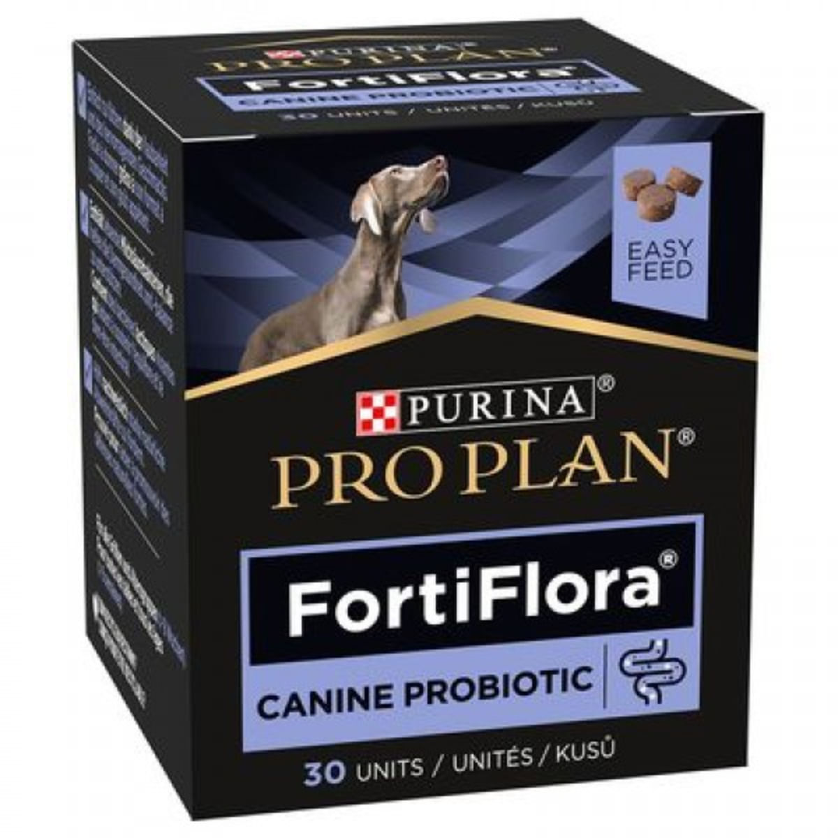 PURINA Pro Plan Veterinary Diets FortiFlora, supliment sistem digestiv & probiotice câini, comprimate masticabile PURINA Pro Plan Veterinary Diets FortiFlora, XS-XL, supliment sistem digestiv & probiotice câini, cutie, 30 comprimate masticabile