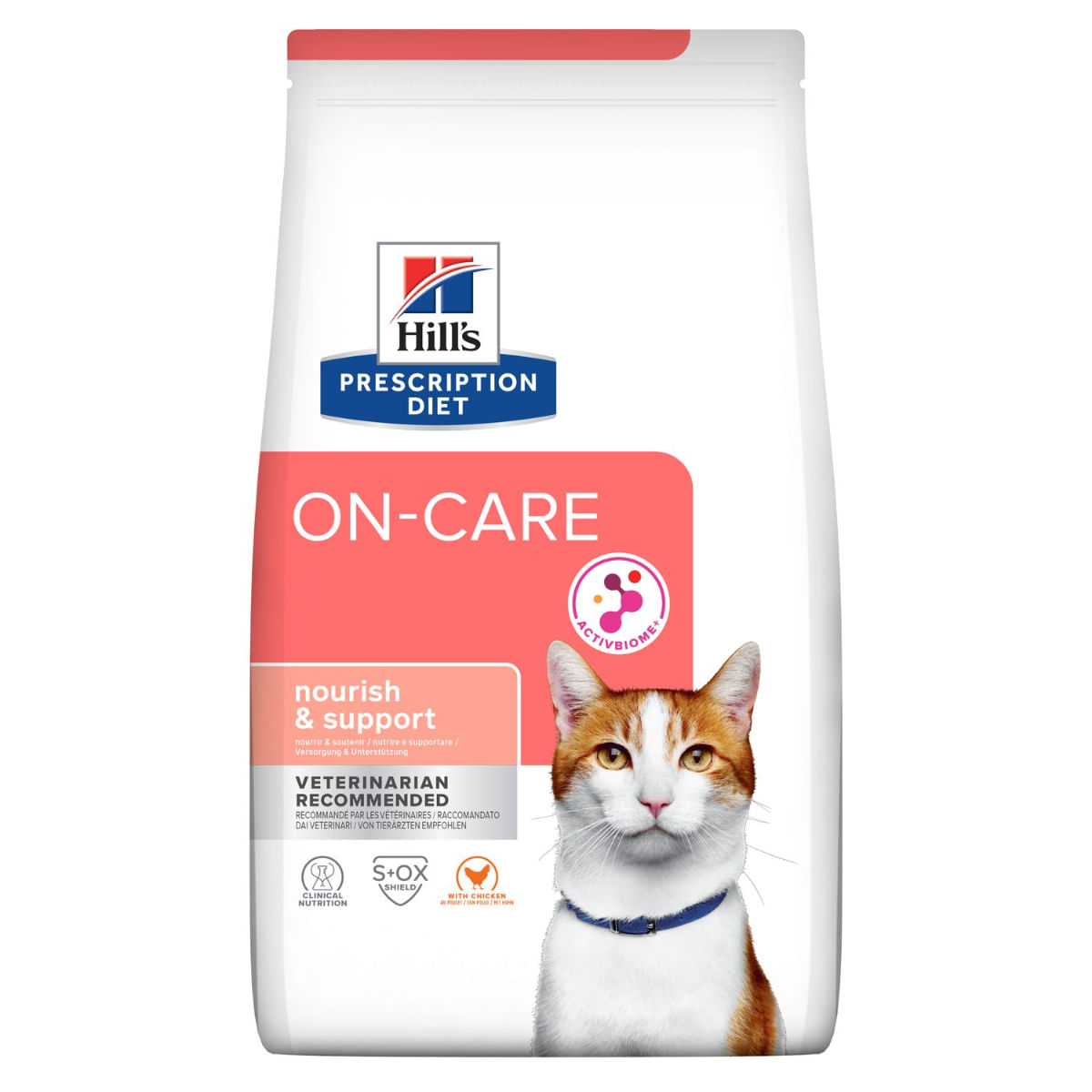 HILL\'S Prescription Diet On - Care, Pui, dietă veterinară, hrană uscată pisici, convalescență, 1.5kg