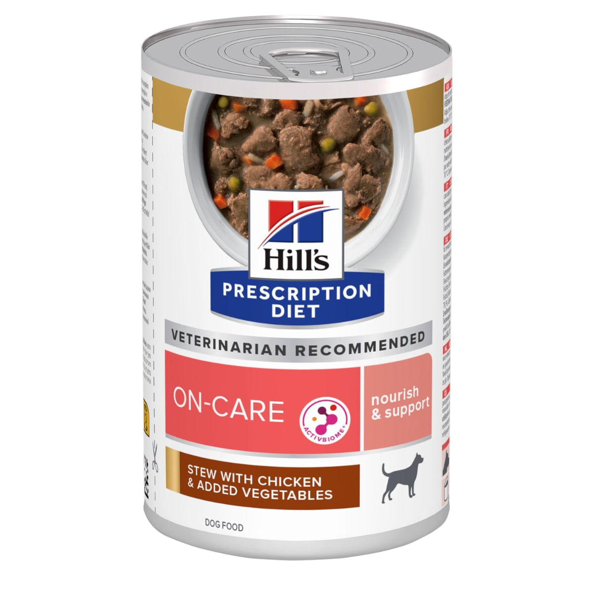 HILL\'S Prescription Diet On - Care Stew, XS-XL, Pui și Tocană de Legume, dietă veterinară, conservă hrană umedă câini, convalescență, (în sos), 354g