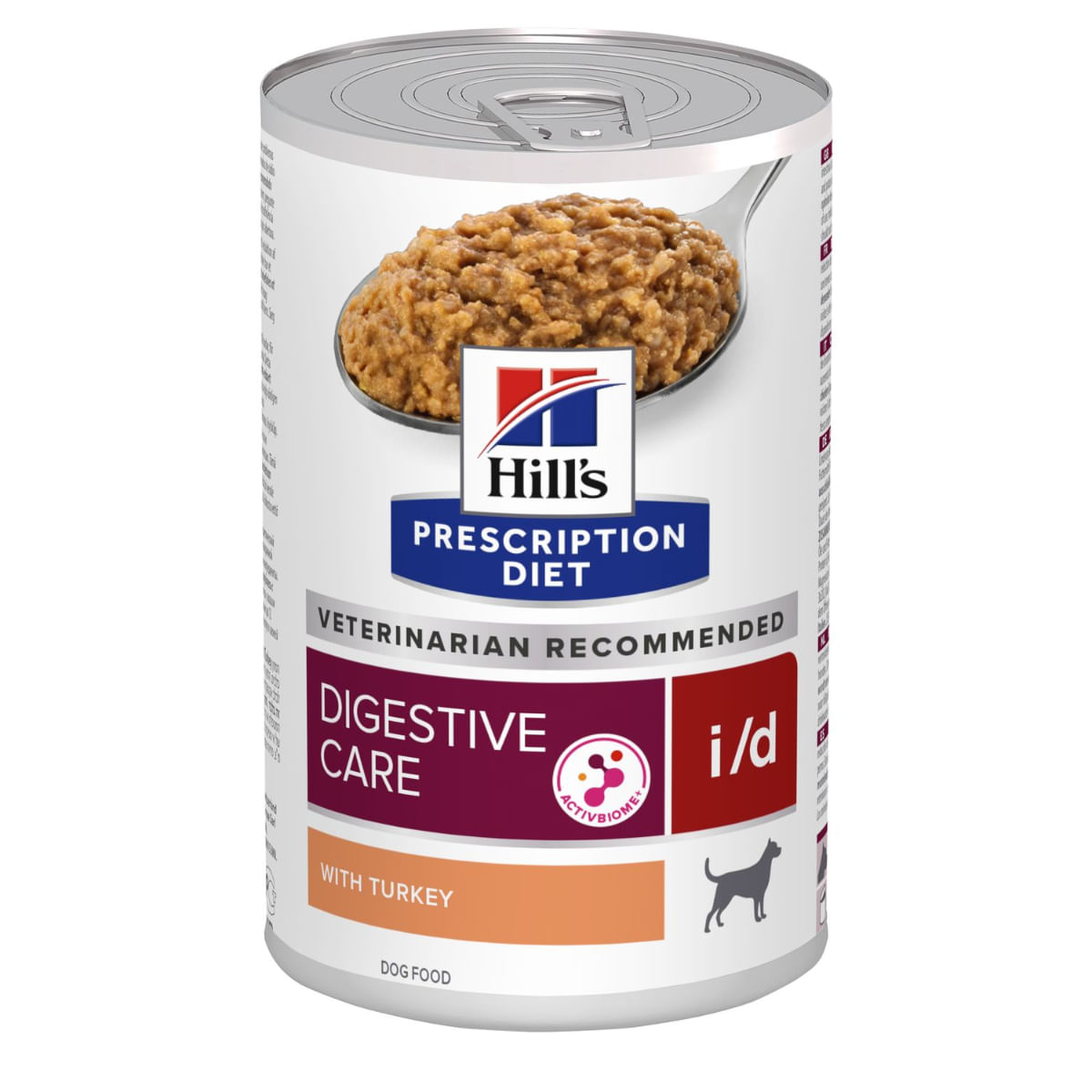 HILL\'S Prescription Diet i/d, XS-XL, Curcan, dietă veterinară, conservă hrană umedă câini, sistem digestiv, (pate), 360g