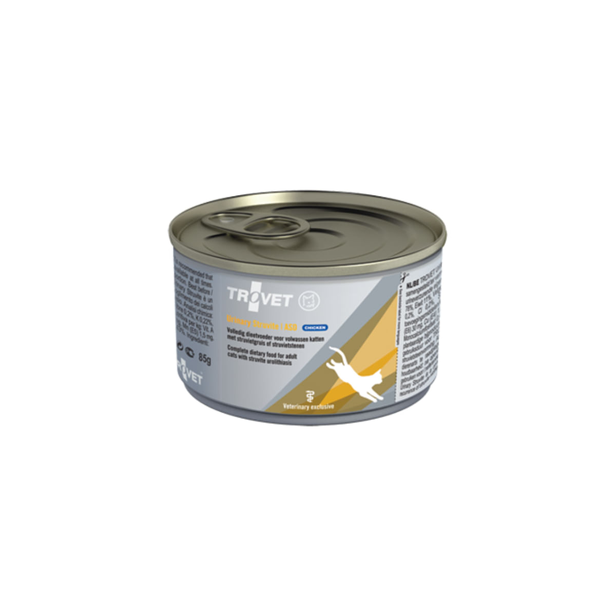 TROVET Urinary Struvite ASD, Pui, dietă veterinară, conservă hrană umedă pisici, sistem urinar, (pate), 100g - 1 | YEO