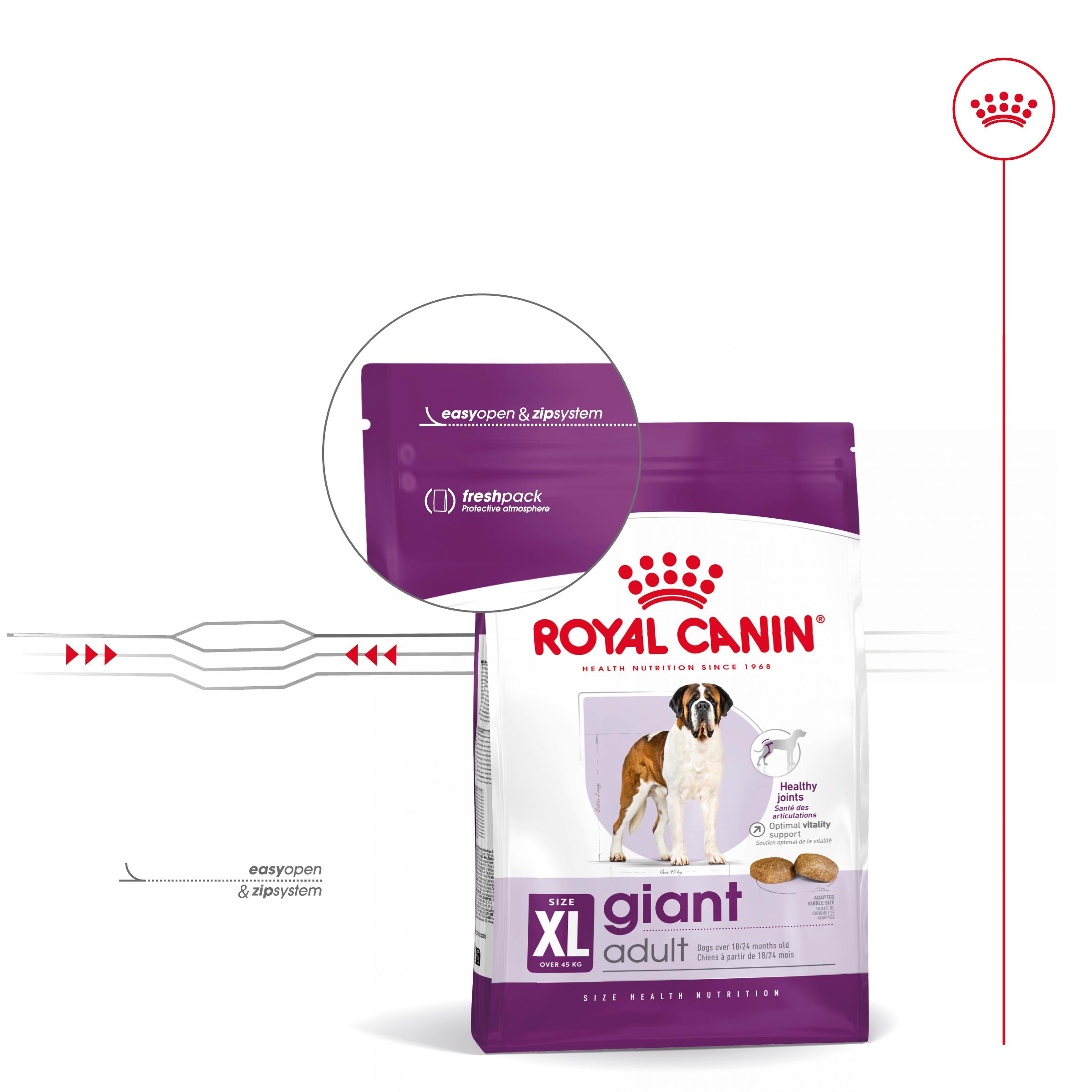 ROYAL CANIN Giant Adult, hrană uscată câini, 15+3kg GRATUIT