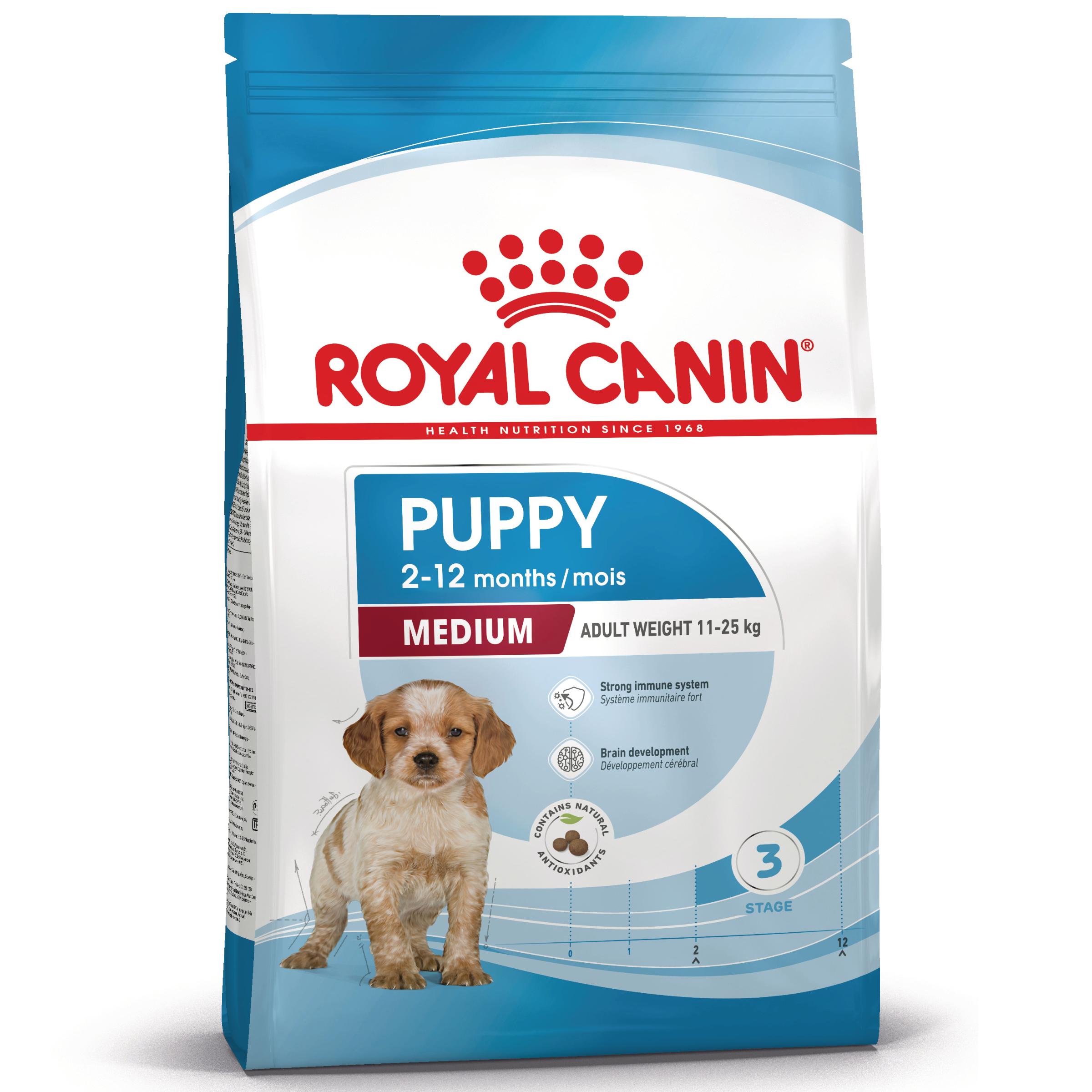 ROYAL CANIN Medium Puppy, hrană uscată câini junior, 1kg - 2 | YEO