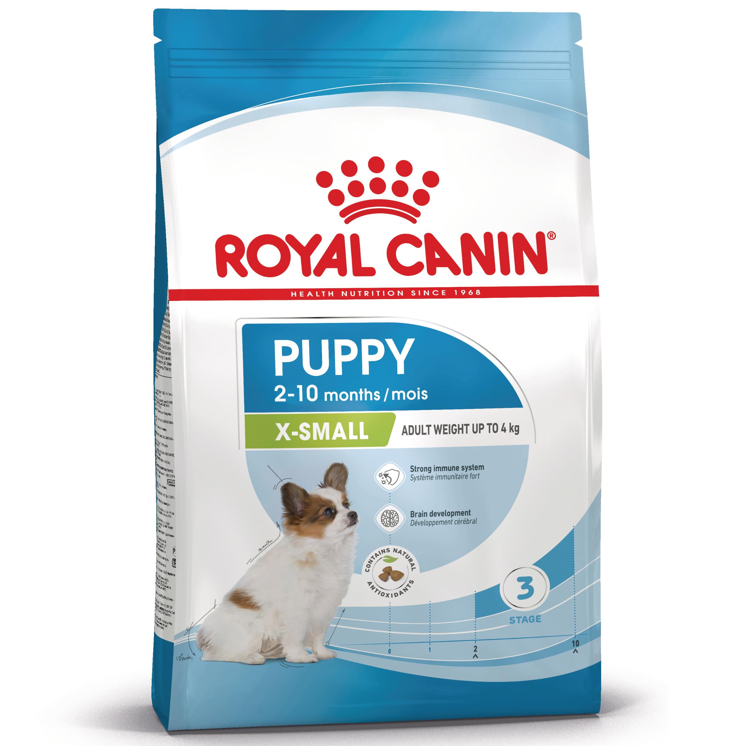 ROYAL CANIN X-Small Puppy, hrană uscată câini junior, 500g - 2 | YEO