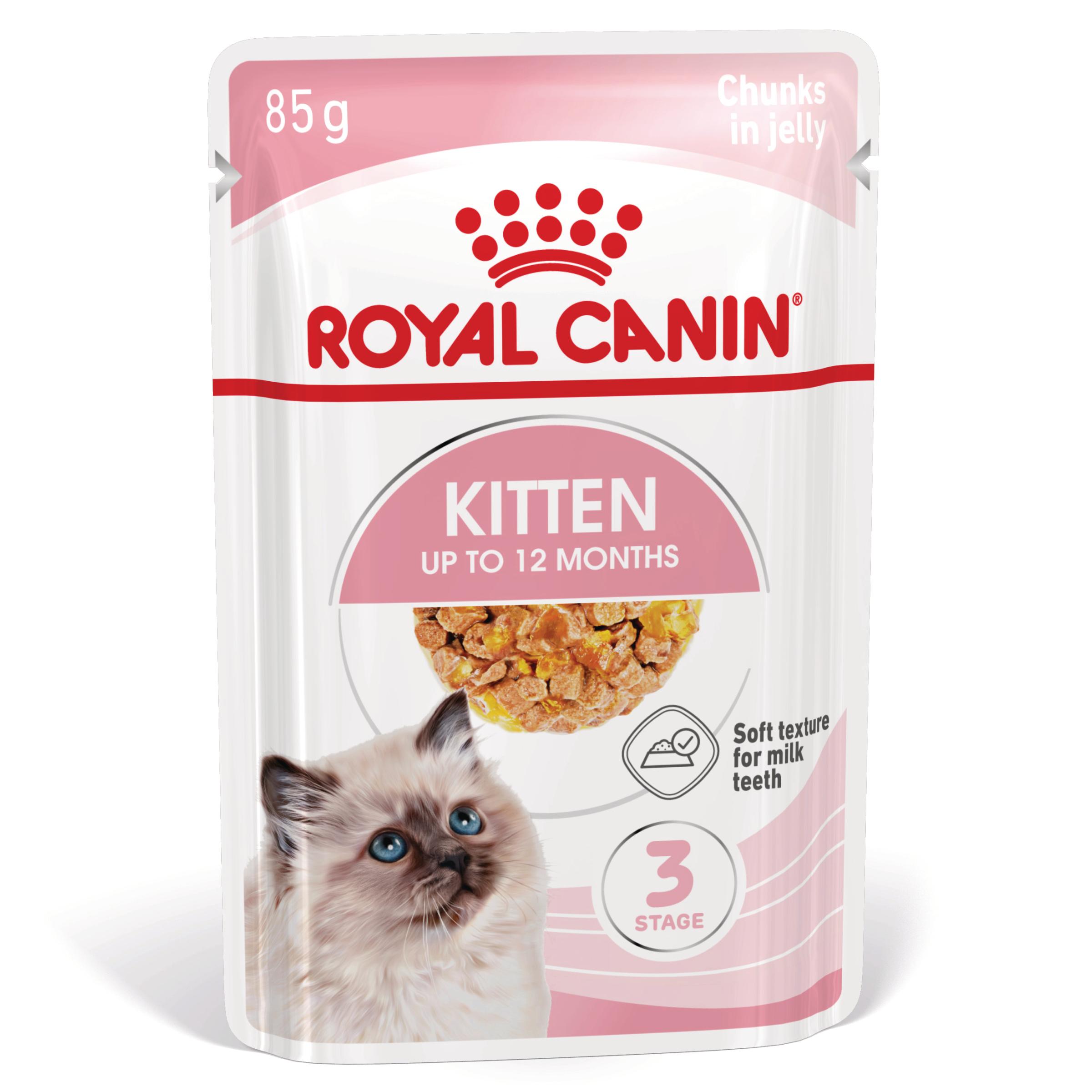 ROYAL CANIN Kitten, hrană umedă pisici, (în aspic), 85g