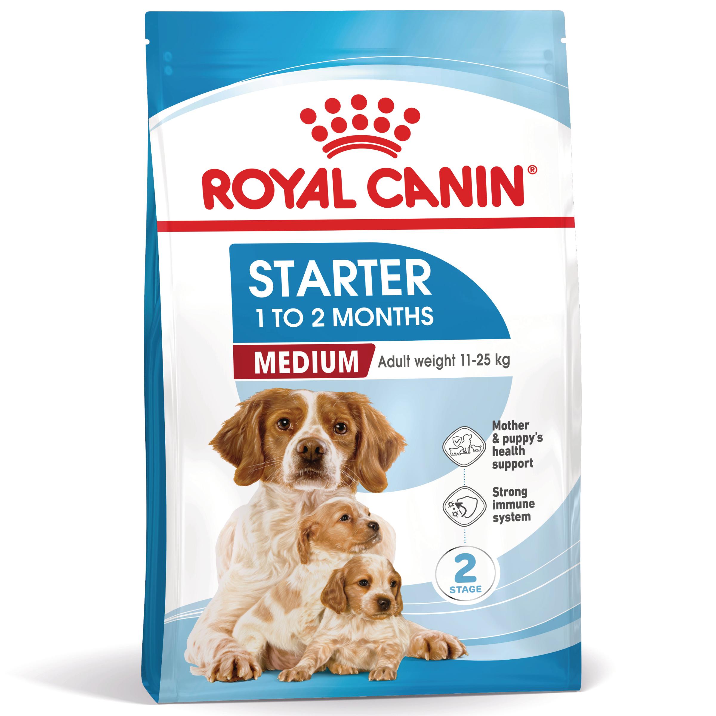 ROYAL CANIN Medium Starter Mother & Babydog, mama și puiul, hrană uscată câini, 4kg