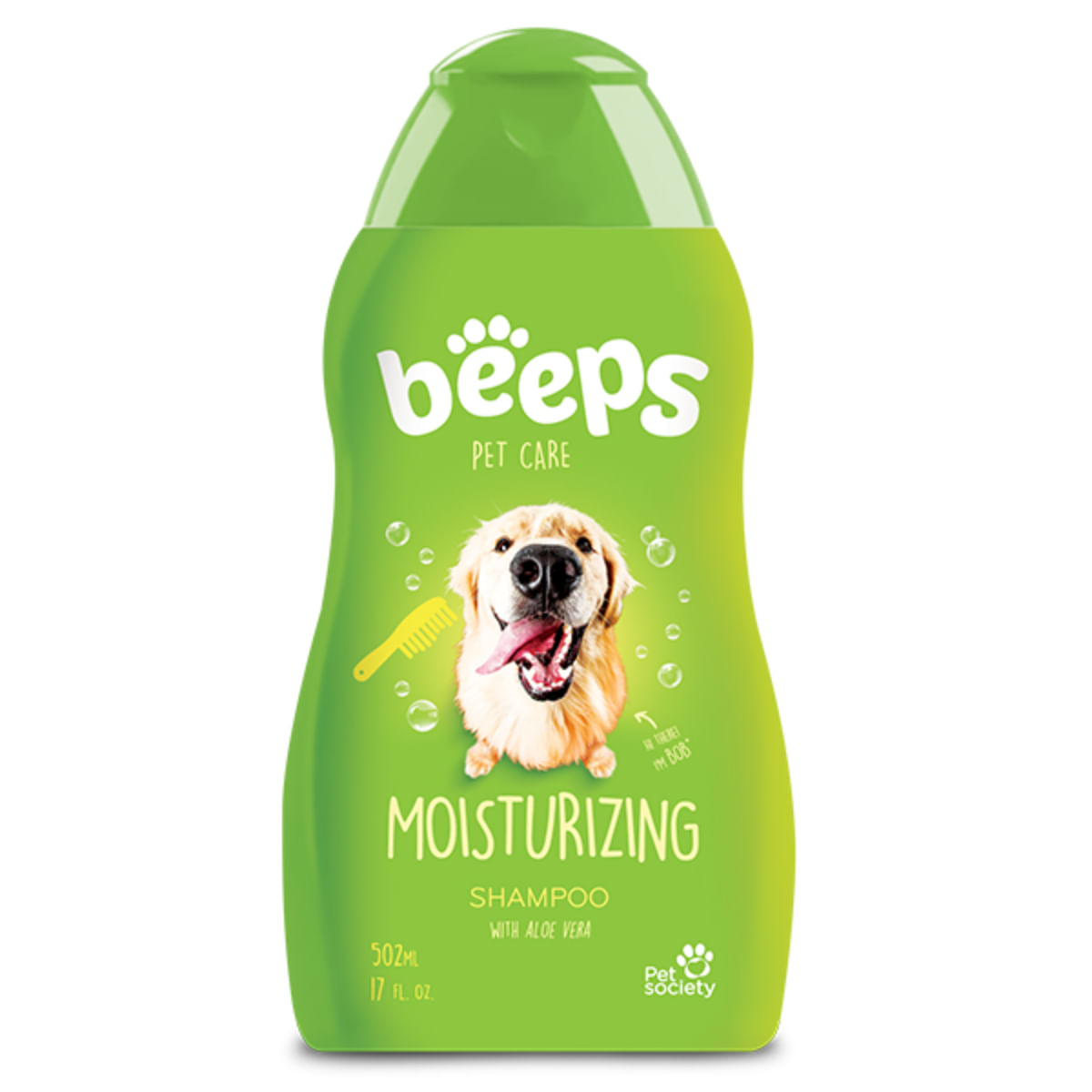 BEEPS Moisturizing, șampon câini și pisici, hidratant, Măr Verde, flacon, 502ml - 1 | YEO